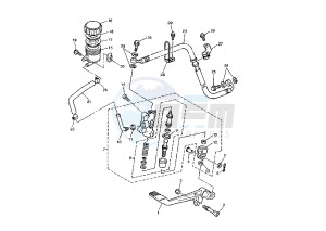 FZS FAZER 1000 drawing REAR MASTER CYLINDER