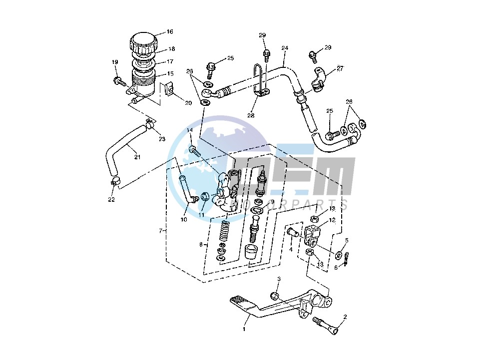 REAR MASTER CYLINDER