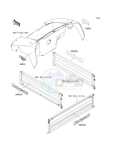 KAF 400 B [MULE 600] (B6F-B9F) B8F drawing DECALS