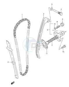 GZ125 (P19) drawing CAM CHAIN