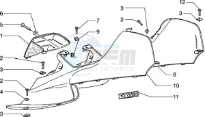 Hexagon 150 EXV1T 150cc drawing Upper side panels