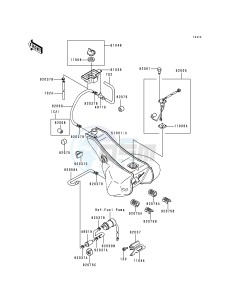 ZG 1200 B [VOYAGER XII] (B10-B14) [VOYAGER XII] drawing FUEL TANK