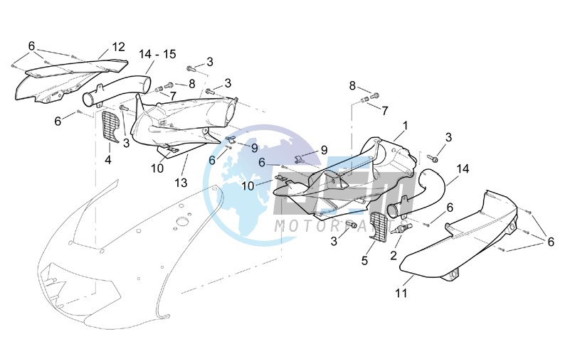 Front body - Duct