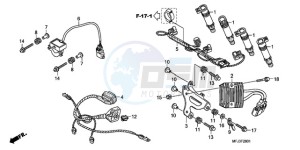 CBR600RAA Korea - (KO / ABS) drawing SUB HARNESS