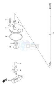 DF 150 drawing Clutch Rod (Model: TG/ZG)