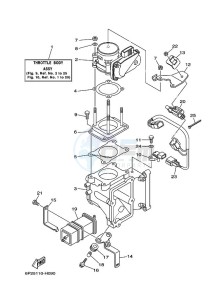 F250BETU drawing THROTTLE-BODY