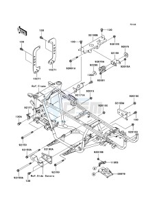 KVF360 KVF360-B3 EU drawing Engine Mount