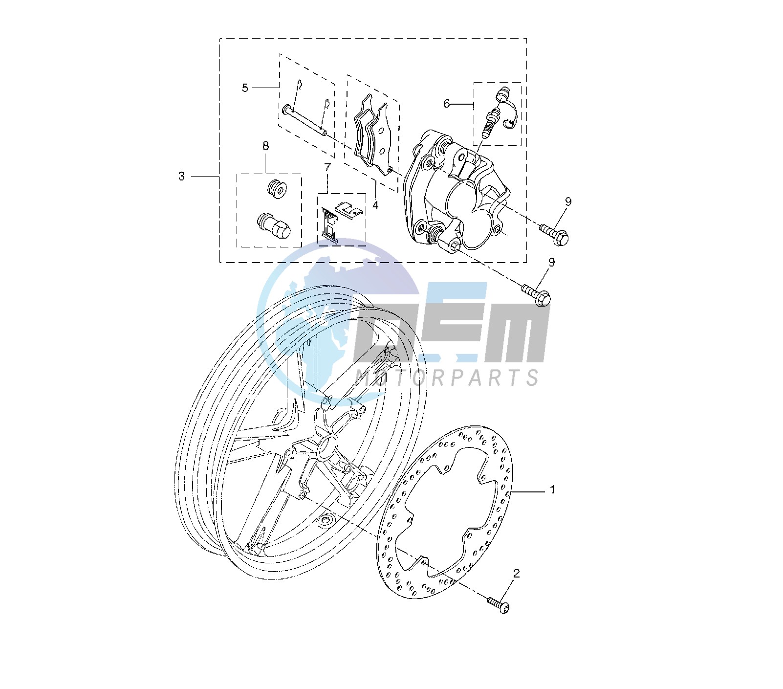 FRONT BRAKE CALIPER