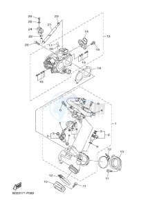 XVS950CR XV950R XV950 R-SPEC (B33A) drawing INTAKE 1