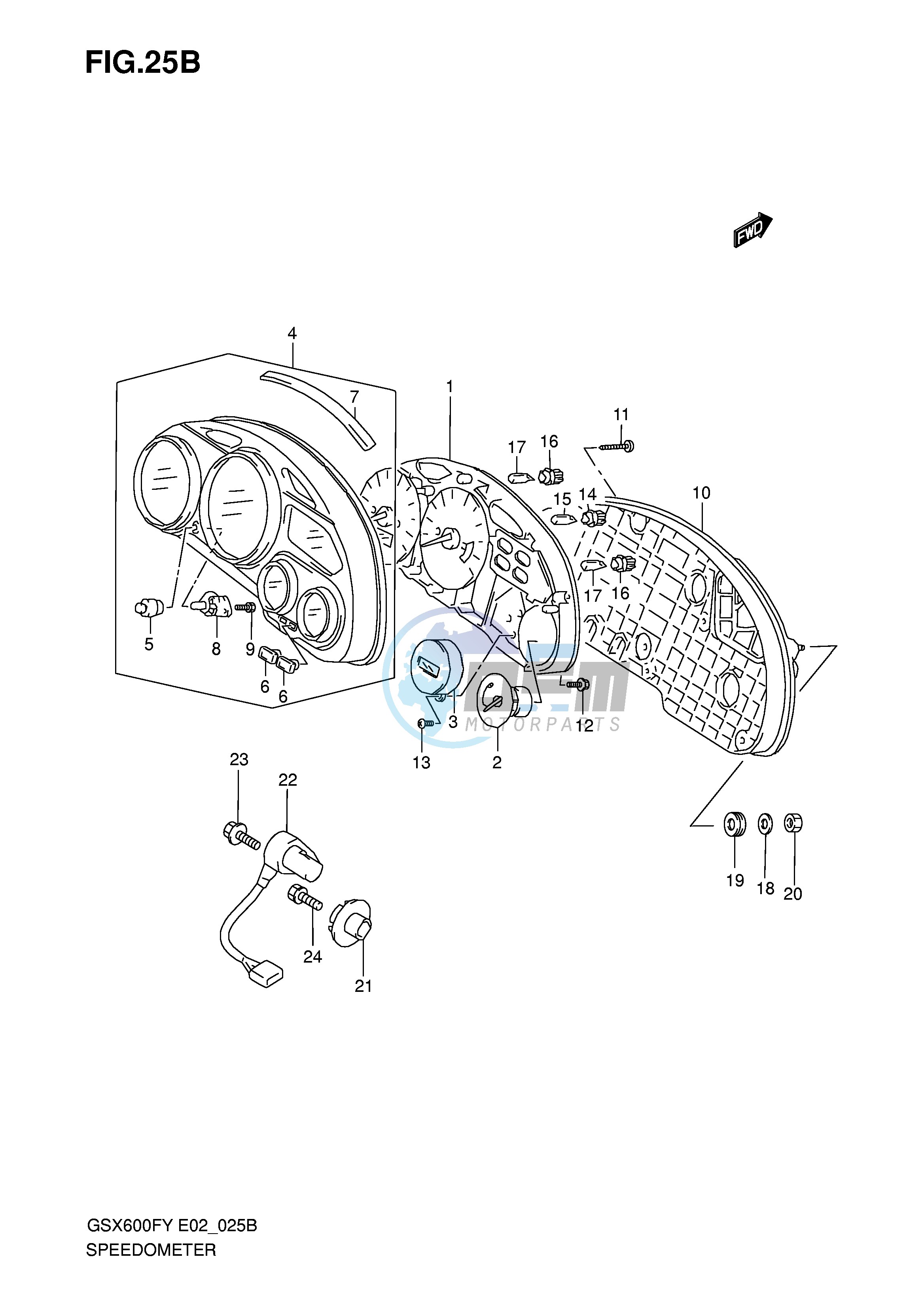 SPEEDOMETER (MODEL K1 K2 K3)