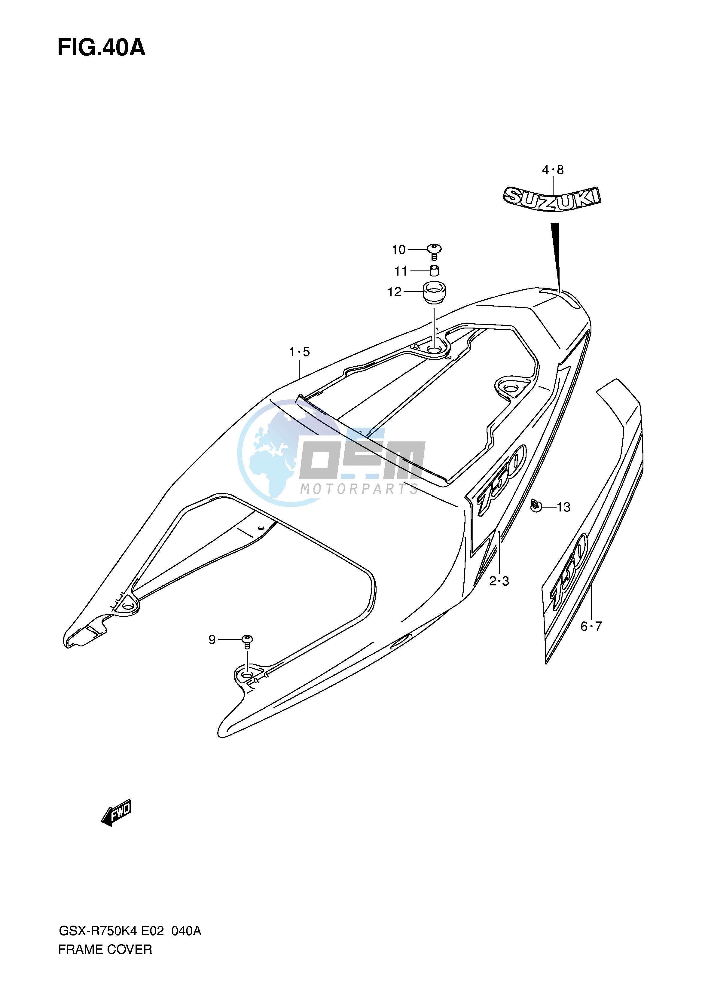 FRAME COVER (MODEL K5)