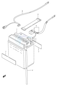 LT-F300 (E24) drawing BATTERY