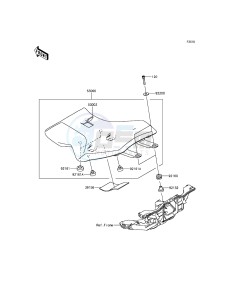 NINJA H2R ZX1000PGF EU drawing Seat