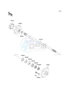 JT 1500 A [STX-15F] (A6F-A9F) A9F drawing DRIVE SHAFT