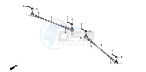 TRX90EX SPORTRAX90 drawing TIE ROD