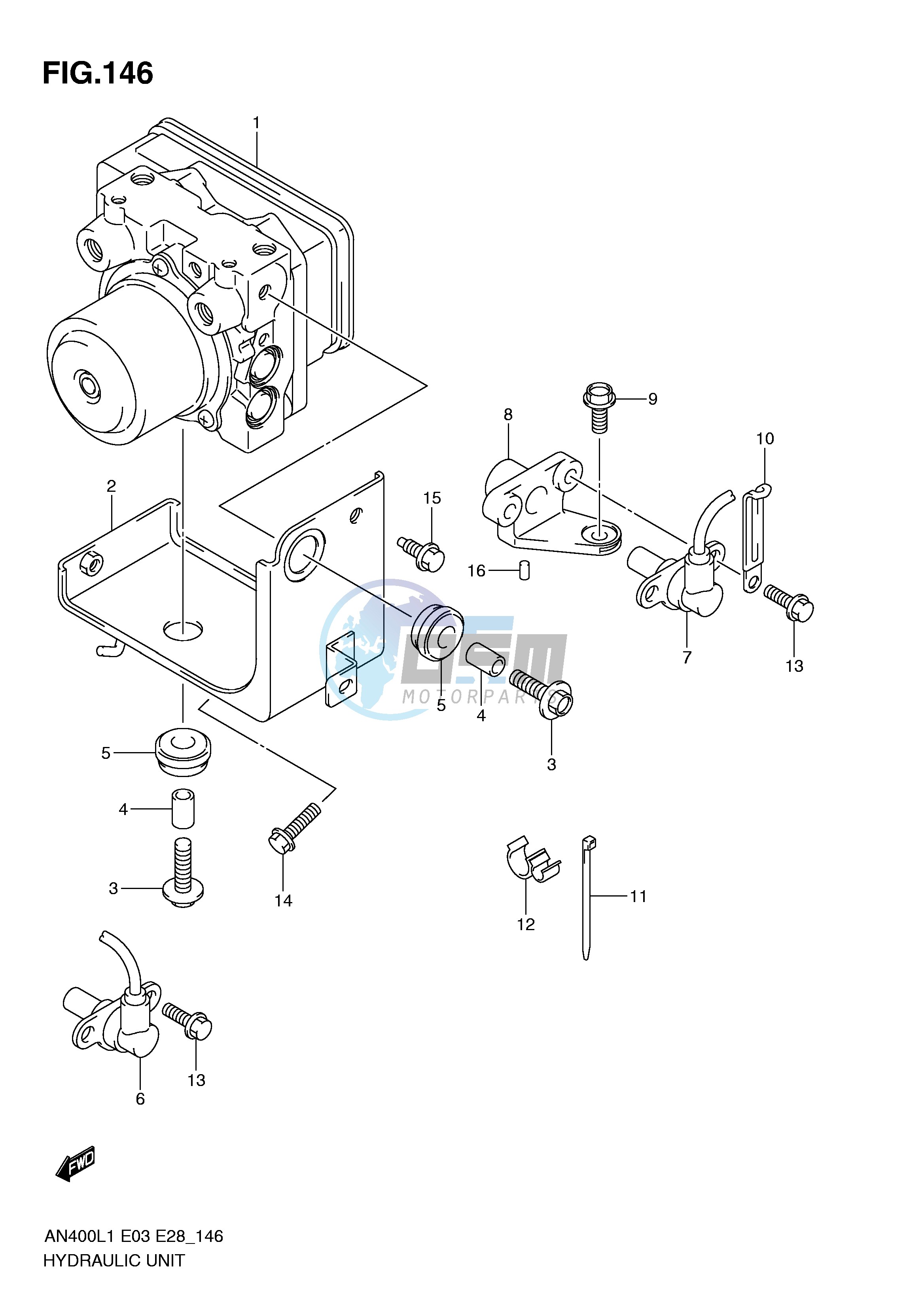 HYDRAULIC UNIT (AN400ZAL1 E33)