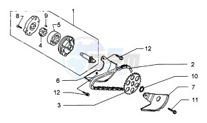 Hexagon 250 GT (578477) 578477 drawing Oil pump