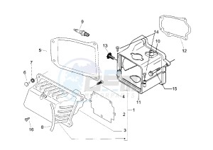 Zip 50 4T drawing Cylinder head cover