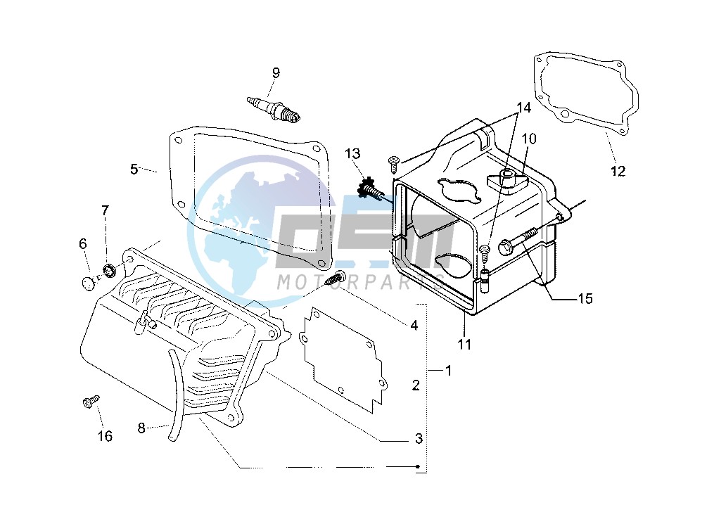 Cylinder head cover