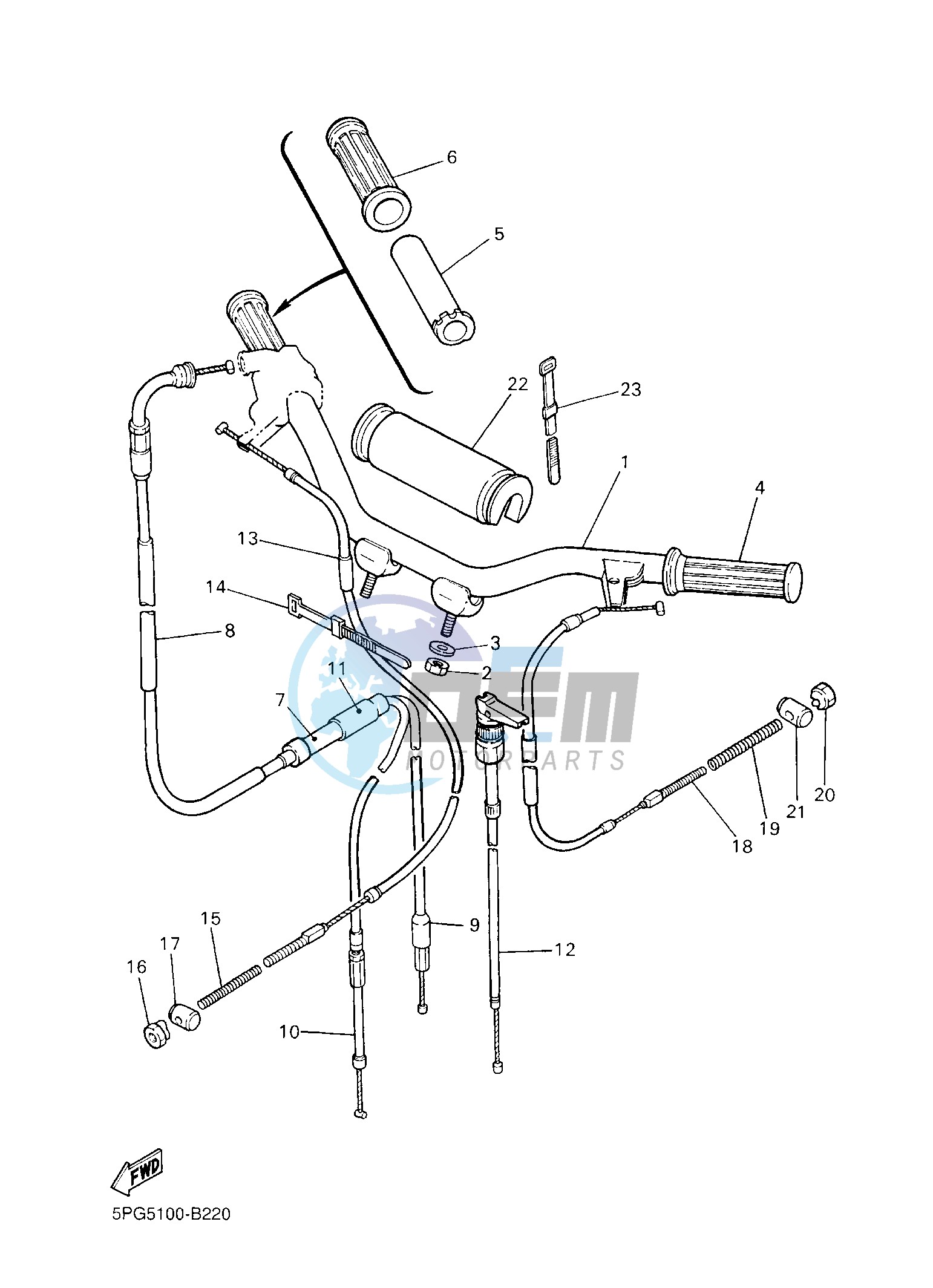 STEERING HANDLE & CABLE