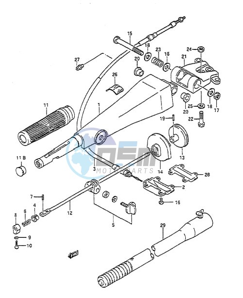 Handle (DT55HTC 1988 to 1991)