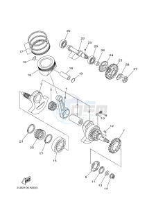 YFM550FWAD YFM550PHE GRIZZLY 550 EPS HUNTER (2LB2 2LB3 2LB4) drawing CRANKSHAFT & PISTON