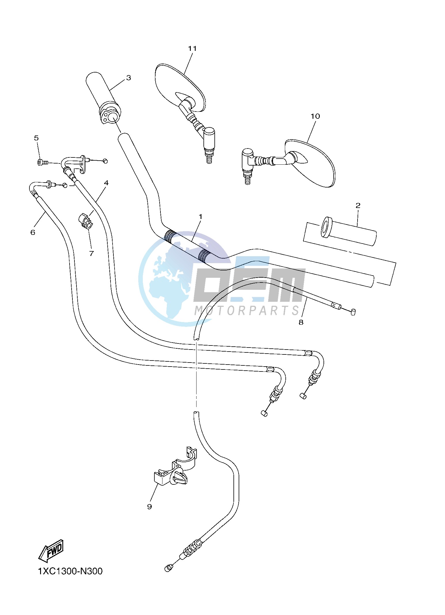 STEERING HANDLE & CABLE