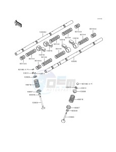 ZX 750 J [NINJA ZX-7] (J1-J2) [NINJA ZX-7] drawing VALVE