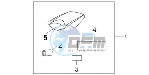 SEAT COWL *R334*