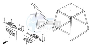 CR500R drawing STAND/STEP