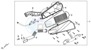 FIDDLE II 50 drawing AIRFILTER