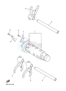 XJ6N 600 XJ6-N (NAKED) (20SJ) drawing SHIFT CAM & FORK