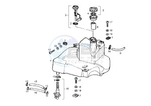 BOULEVARD - 200 drawing FUEL TANK