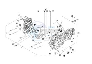 Runner VX 4T 125 drawing Crankcase