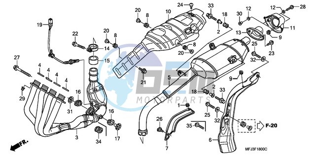 EXHAUST MUFFLER