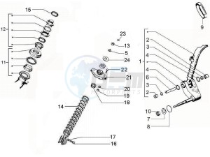 PX 150 (EMEA, APAC, LATAM) (Jp, Mx) drawing Fork's components (Mingxing)