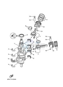 LF250TUR drawing CRANKSHAFT--PISTON