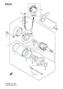 LT-F250 (E17) drawing STARTING MOTOR