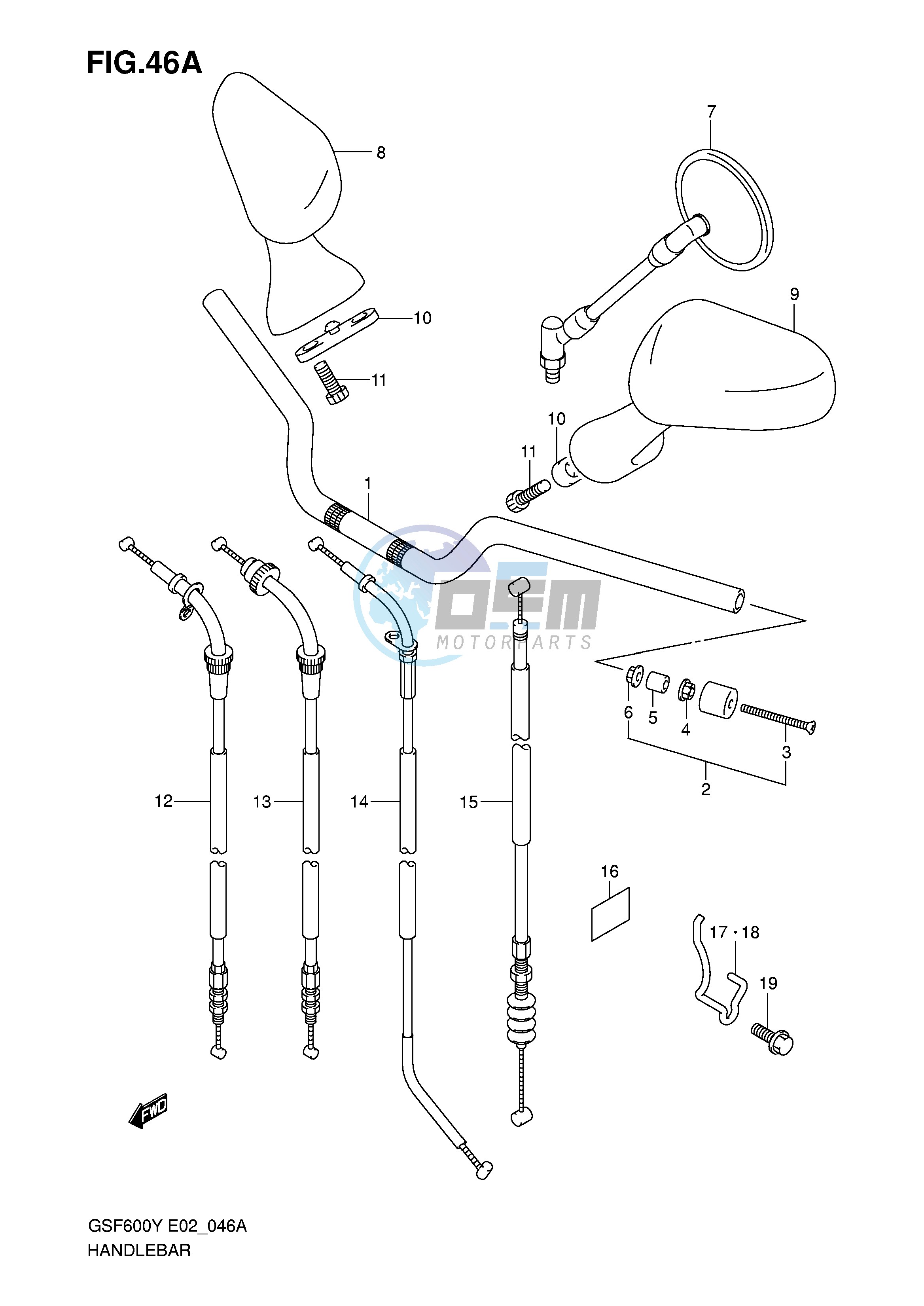 HANDLEBAR (MODEL K2 K3 K4)