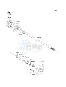 JT 1500 E [ULTRA 260X] (E9F) E9F drawing DRIVE SHAFT