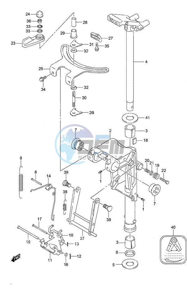 Swivel Bracket - Non-Remote Control