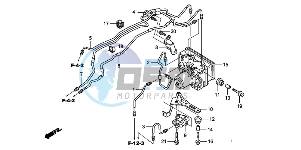 ABS MODULATOR (CBF600SA8/NA8)