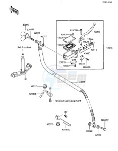 ZL 600 A [ZL600 ELIMINATOR] (A1-A2) drawing FRONT MASTER CYLINDER