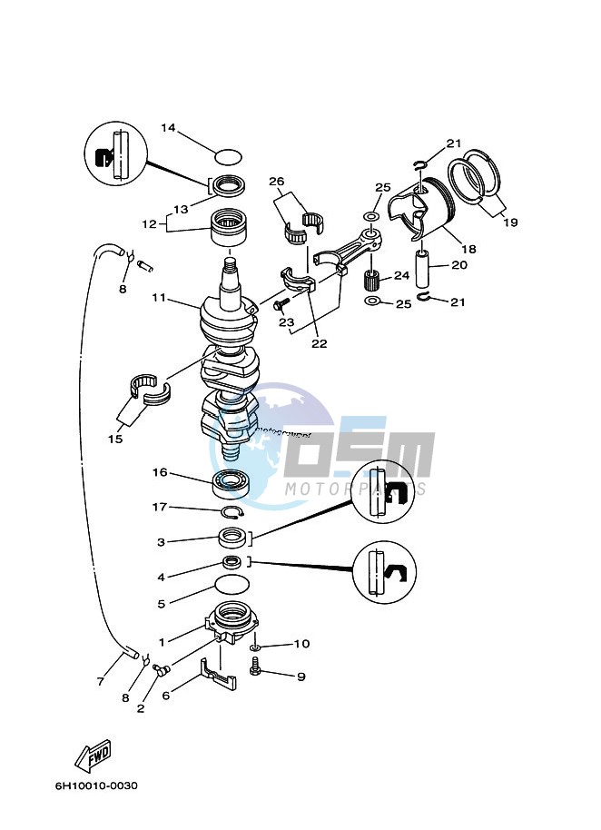 CRANKSHAFT--PISTON