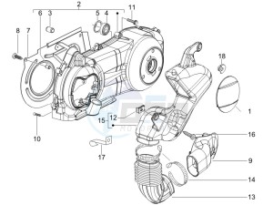 Runner 125 VX 4t e3 drawing Crankcase cover - Crankcase cooling