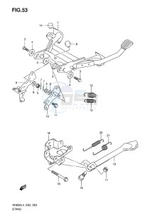 AN650Z ABS BURGMAN EXECUTIVE EU drawing STAND