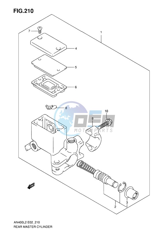 REAR MASTER CYLINDER