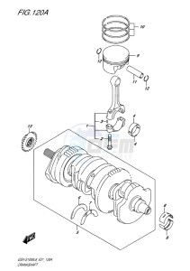 GSX-S 1000 drawing CRANKSHAFT