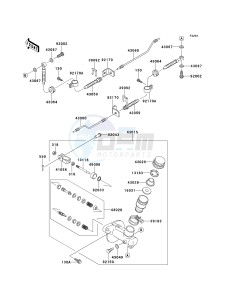 KAF 620 C [MULE 2500] (C6) [MULE 2500] drawing MASTER CYLINDER