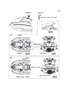 JET_SKI_ULTRA_300LX JT1500JDF EU drawing Labels